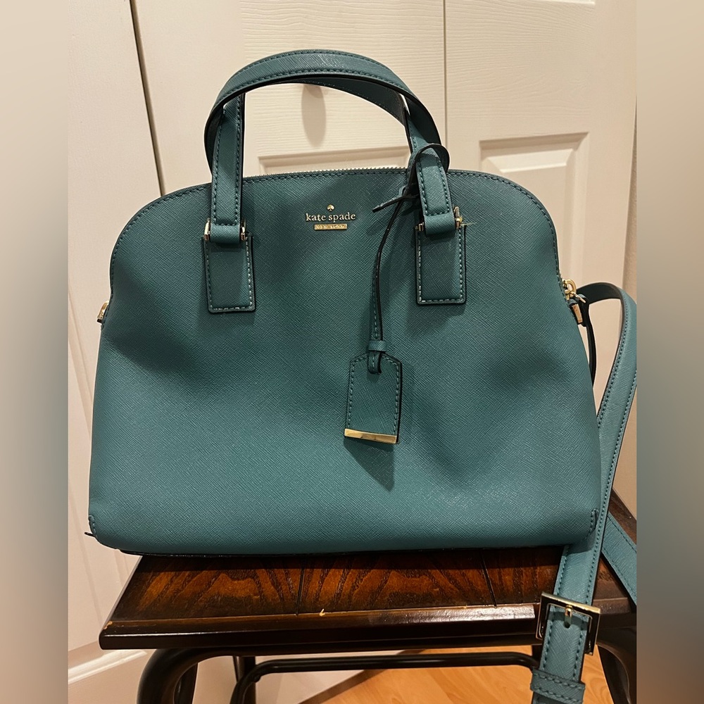 Kate Spade Cameron Street Lottie Satchel in
Pine Needle